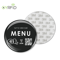 Époxy étanche personnalisé Nfc carte d'examen d'entreprise Nfc Tag google Review autocollant pour les médias sociaux