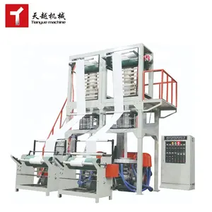 Tianyue High Quality Plastic Aba Abc Ldpe 2 Line Film Blowing Machine Air Bubble Film Making Machine With Good Sales Service