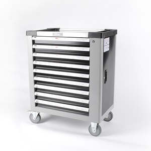 RTTOOL OEM - Caja de Herramientas Profesional <span class=keywords><strong>para</strong></span> Mecánicos, Carro de Herramientas con Ruedas, Gabinete de Herramientas con 9 Cajones, <span class=keywords><strong>Banco</strong></span> de Trabajo con Herramientas - Product Image 6