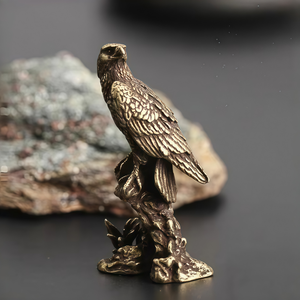 Eagle Copper Sculpture Mini Brass Handmade <strong>Retro</strong> Decorative Item for Home Office <strong>Decor</strong> Gift High Quality Art Craft - Product Image 4