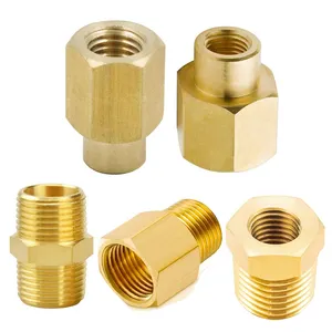 NPT Messing Stecker Buchse Reduzier stück Adapter Union Reduzier rohr anschluss Schlauch rohr adapter Konverter Stecker Kupplung Kupplung