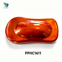 Revêtement en poudre de polyester pur de haute qualité PPHC1611, couleur bonbon, application électrostatique