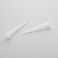 Embouts de pipette universels jetables 10 µl transparents stériles à faible rétention sans RNase sans DNase pour utilisation en PCR
