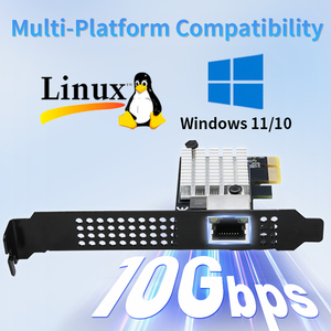 Siêu nhanh 10gbps RJ45 Network Adapter Cổng duy nhất cho chơi game máy trạm-PCIe 4.0 X1 thẻ - Product Image 5