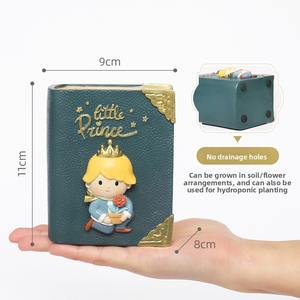 Pot à succulentes en résine de conte de fées, <span class=keywords><strong>petit</strong></span> prince et petite princesse, paysage miniature créatif, décoration de bureau, de sol, de <span class=keywords><strong>balcon</strong></span> - Product Image 2