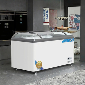 Congelador de exhibición de nevera de helado comercial de 200L Instalación portátil de enfriamiento directo de una sola temperatura a la venta - Product Image 3