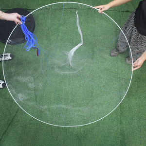 Các ballyhoop-tàng hình ráp Hoop Net sống Mồi Câu Cá Net Hoop Rig đóng mở trường hợp ballyhoo tôm 48 "3/8" lưới - Product Image 2