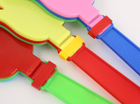 Werbeartikel Bunte Plastik-Klatschklöppel mit Eigenem Logo, Lärmmacher für Fußballfans
