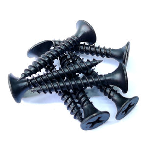 Vis à cloison sèche galvanisée phosphatée noire 3.5x25 3.5x19 - Product Image 1