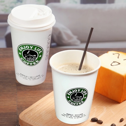 China Custom Cup Logo Kraft Paper Cups With Printing The Design