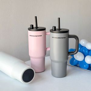 Gobelet isotherme de voyage pour voiture 24oz 720ml, tasse à double paroi avec couvercle et paille antidérapante pour les trajets routiers - Product Image 6
