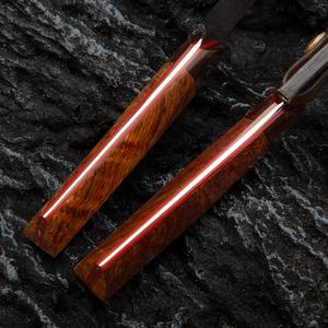 8in-سكين مطبخ ياباني, سكين احترافي من خشب الورد بمقبض 103 طبقة VG10 من الاستانلس الدمشقي - Product Image 6