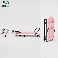 Reformer de Pilates pliable professionnel portable Celux pour usage domestique, en acier léger, réglable, pour salle de sport et studio, à prix abordable