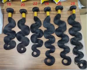 שיער בתולה כפול צבוע צמות cuticle מיושר רך, שיער אדם 100g לא מעובד ברזילאי - Product Image 6