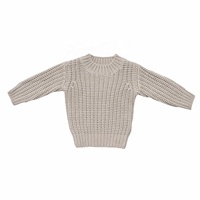 Pull en tricot épais pour bébé, pull unisexe, vêtements personnalisés pour enfants et tout-petits, vêtements pour bébés, pull en coton biologique pour nourrissons