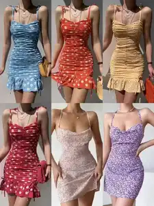 Großhandel Günstigste Anbieter Bulk Kleidung Crop Top Hersteller Blusen Curve Robe Frauen Vestido Gebrauchte Kleid Kleidung