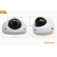Cámara de Visión Trasera AHD 720P a Prueba de Golpes, con Visión Nocturna IR, Metálica, con Micrófono Integrado, para Monitoreo de Estacionamiento Trasero en Autos y Autobuses