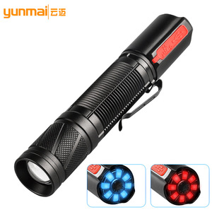 XHP50 ไฟฉายแบบชาร์จไฟได้ 21700 แบตเตอรี่ ไฟ LED แบบยุทธวิธีแบบหมุนซูมได้ สีขาว - Product Image 5