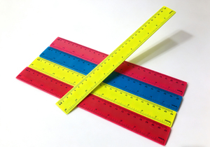 <span class=keywords><strong>Regla</strong></span> Multifuncional Creativa de Papelería, <span class=keywords><strong>Regla</strong></span> Recta de Plástico de 30 cm con <span class=keywords><strong>Regla</strong></span> Métrica Clara - Product Image 4