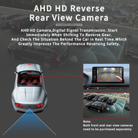 Cámara de Visión Trasera Dinámica Toyota con Decodificación de Trayectoria Dinámica, 720P HD, Función Impermeable, Montaje en Eje Trasero para Reversa