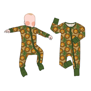 Pijama de Bambú Suave y Cómodo, Transpirable, de Gran Venta, con Cierre de Cremallera, para Bebés y Niños - Product Image 2