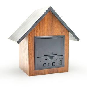 Оптовая продажа, высококачественные деревянные светодиодные настольные часы для уличной гостиной, кухни, офиса, цифровые настольные и настольные часы - Product Image 6