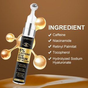 <span class=keywords><strong>Crema</strong></span> <span class=keywords><strong>de</strong></span> ojos con cafeína (para ojeras) con bola <span class=keywords><strong>de</strong></span> masaje <span class=keywords><strong>de</strong></span> 360 °, suero diario para ojos para párpados hinchados (fórmula mejorada) - Product Image 2
