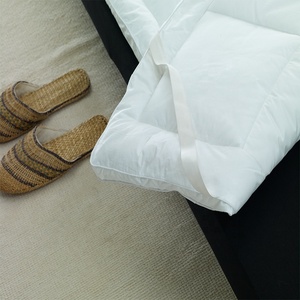 <span class=keywords><strong>Housse</strong></span> de surmatelas matelassée en microfibre avec hauteur de déflecteur en satin - Product Image 4