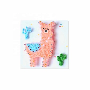 Top Sale DIY Educational Toy <strong>String</strong> a Llama <strong>Art</strong> Craft <strong>Kit</strong> - Product Image 2