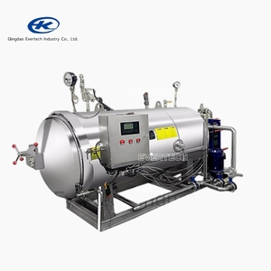 Autoclave Industrial Horizontal de Vapor con Control PLC Automático y Certificación CE para Esterilización de Frascos, Latas y Maíz Dulce - Product Image 3