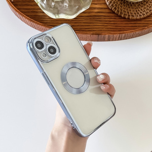 Custodia magnetica antiurto in Silicone TPU trasparente per <span class=keywords><strong>iPhone</strong></span> <span class=keywords><strong>14</strong></span> Pro con magneti <span class=keywords><strong>Cover</strong></span> trasparente scavata per <span class=keywords><strong>iPhone</strong></span> <span class=keywords><strong>14</strong></span> Pro Max - Product Image 3