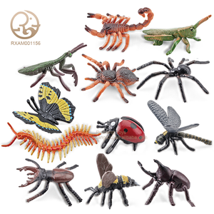 Modelos de Insectos y Animales para Educación Científica Infantil, Simulación Transfronteriza de Mariposa, Libélula, <span class=keywords><strong>Mantis</strong></span>, Escorpión, Hechos de Plástico - Product Image 1