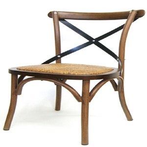 Chaise de relaxation en bois et en fer, Design Vintage classique Antique, Vintage - Product Image 1