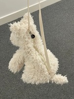 Peluche Westie en velours, chien de la race West Highland White Terrier, 31 à 50 cm, animal en peluche super doux, cadeau de vacances pour les amoureux des chiens