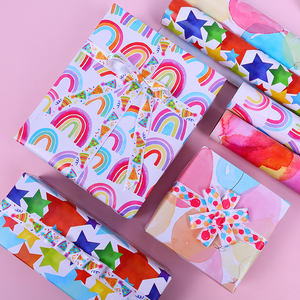 Wholesale High Quality <b>Birthday</b> Tissue Rolls <b>Birthday</b> Multicolor Series Packaging <b>Wrapping</b> <b>Paper</b> Roll Uperior Craftsmanship - Product Image 2