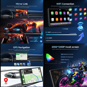 <span class=keywords><strong>Radio</strong></span> para Auto Podofo de 11.5'' con Android, 4+64G, CarPlay Inalámbrico, Android Auto, 4G LTE, GPS/WiFi/USB, Pantalla Táctil, Venta al Por Mayor - Product Image 3