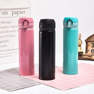 Gourde isotherme sous vide en acier inoxydable ZY 500 ml avec pompe à changement d'impression - Product Image 3
