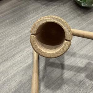 <span class=keywords><strong>Instrumento</strong></span> de Percusión <span class=keywords><strong>Agogo</strong></span> de Madera al por Mayor, Bloque de Dos Tonos (Agudo y Grave) con Baqueta para Enseñanza Musical - Product Image 5