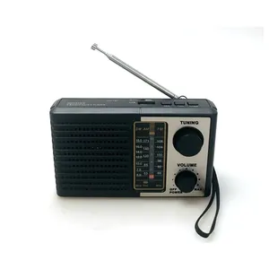 High Powerful Speaker Am Fm Radio Portable Radio Rechargeable Battery Pack Solar Radios Portable