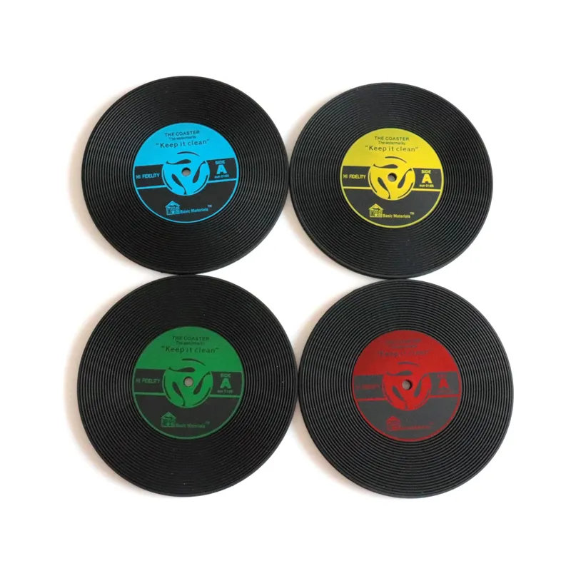 High quality roller slate promare coasters for drinks custom design silicone and ceramic wood cup coaster epoxy resin coasters