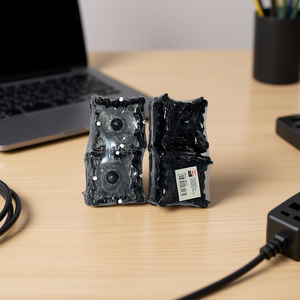 MNJ Cable Boxes 6Pcs Black Plastic For Wire Management - Product Image 3