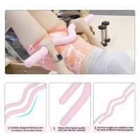 Bâton de Yoga Ondulé Multicolore Personnalisé avec Logo, en Silicone Étanche, Ergonomique, pour Remodelage Corporel, Entraînement à Domicile Épaules/Dos