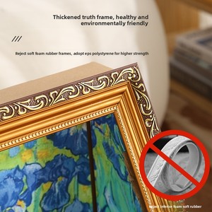 Casetta per Gatti Stile Pittura a Olio Retrò con Tiragraffi e Giocattolo, Utilizzabile in Tutte le Stagioni, Cornice Portafoto - Product Image 4