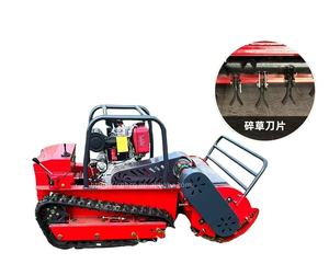 Tondeuses télécommandées pour pentes Machine à couper le gazon Tracteur Tondeuses Robots Tracteur Débroussailleuse 800mm Accueil Pelouse Balayage - Product Image 3