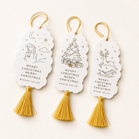 Étiquettes volantes en papier d'art pour jouets et cadeaux, avec découpe personnalisée, vente en gros pour la vente au détail et l'usage en marque pour vêtements et accessoires