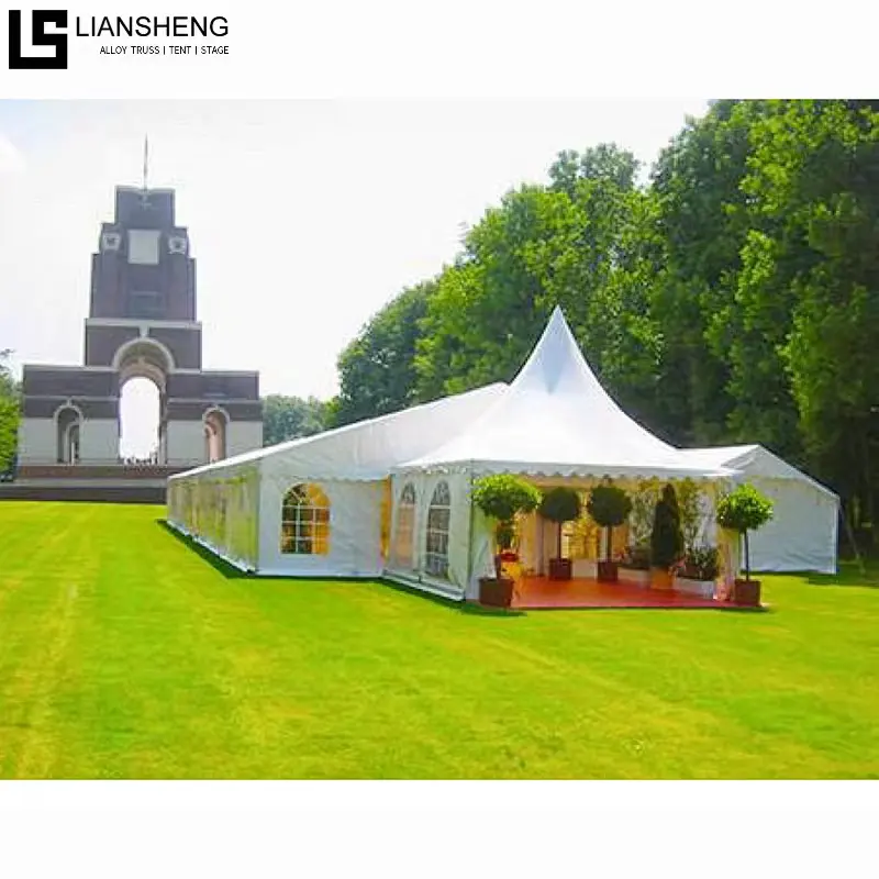 Populaire Hoge Kwaliteit Tent Evenement Aluminium Frame Marquee Waterdichte Bruiloftsfeest Tent