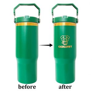 Vaso Térmico de Viaje de Doble Pared de 30 oz con Aislamiento al Vacío, Pajita Abatible y Logotipo Personalizado al por Mayor - Product Image 2