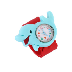 Pas Cher en gros promotionnel Belle Haut Garçons Filles Mode Animal Silicone Claque Claque enfants dessin animé <span class=keywords><strong>montre</strong></span> - Product Image 3