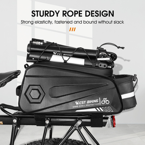 WEST BIKING Grande Bolsa Traseira Impermeável para Bicicleta, Pannier de Alta Qualidade em EVA com Casco Duro - Product Image 3