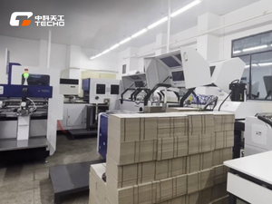 Sang Trọng Cuốn Sách Phong Cách Hộp Bìa & Lót Tạo Thành Máy Tự Động Cho Ăn Và Tầm Nhìn Hệ Thống Định Vị Máy Đóng Gói - Product Image 5